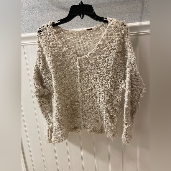 Free People Distressed Sweater - Picture 1 of 3